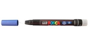 Caneta Posca PCF-350 Azul – Ponta de Pincel