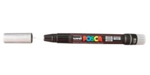 Caneta Posca PCF-350 Prata – Ponta de Pincel